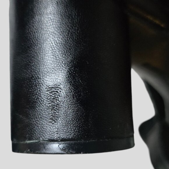 ELIZABETH & JAMES  (8.5) CALENDULA Round 2 1/2" Strappy High Heel in Black - Picture 12 of 13